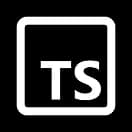 TypeScript web application development logo